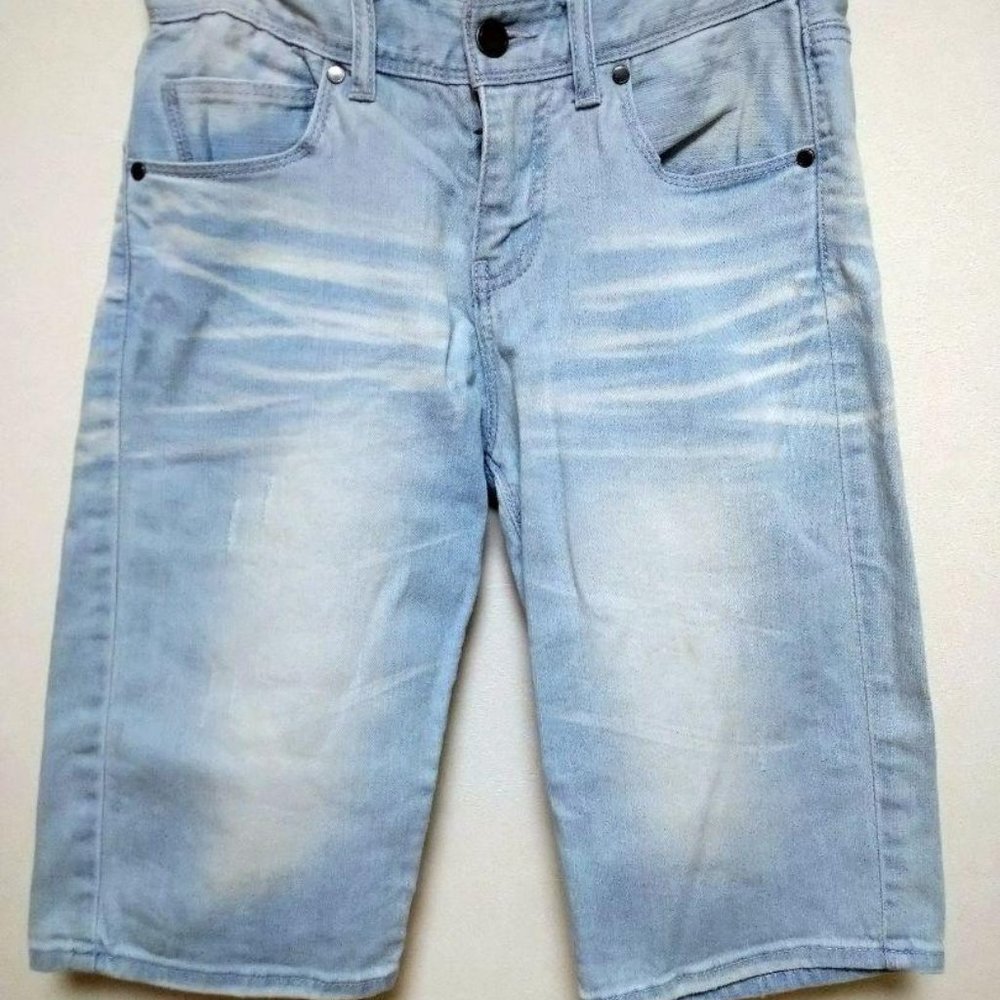 Denim half pants